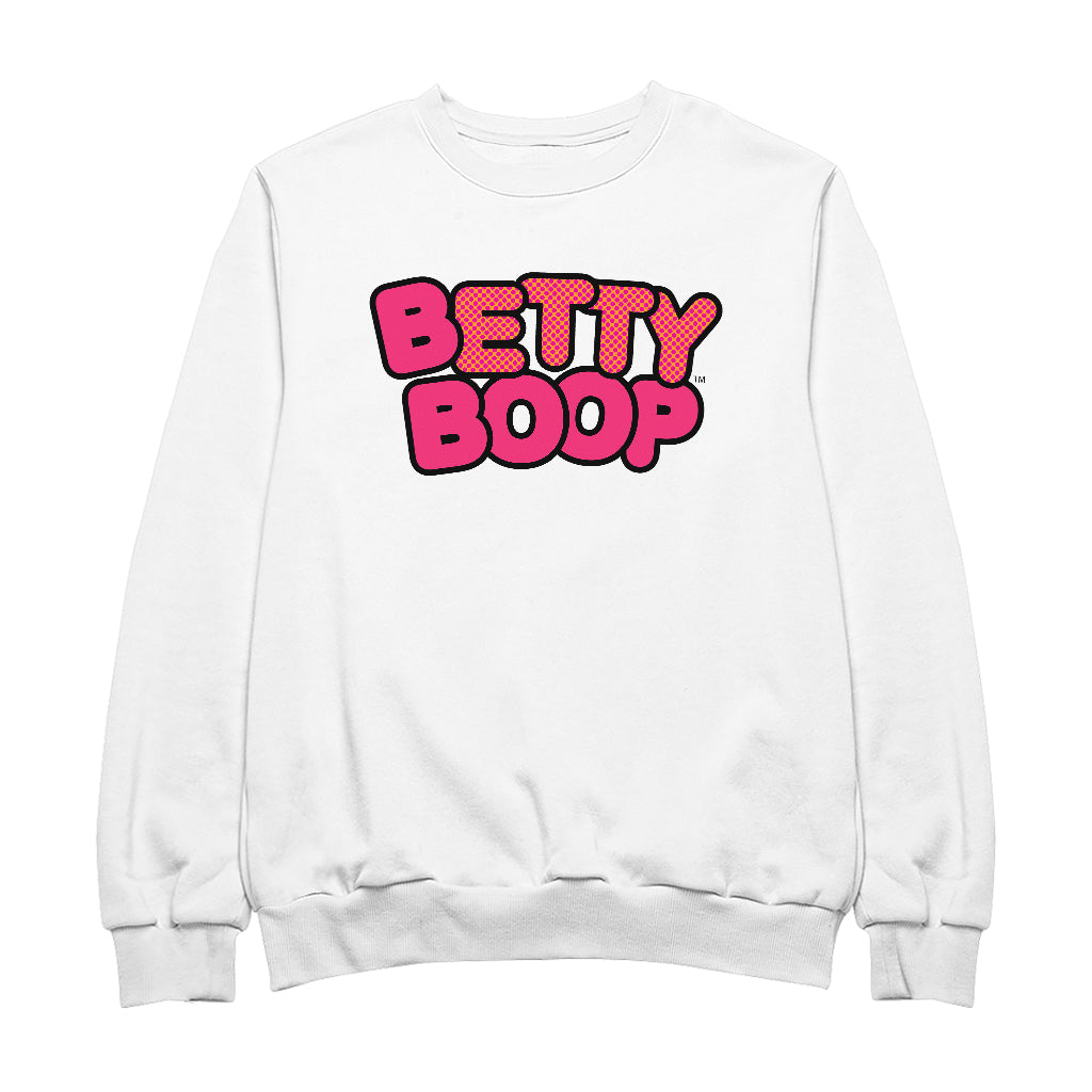 Betty Boop Retro Dotted Name Men's Sweatshirt