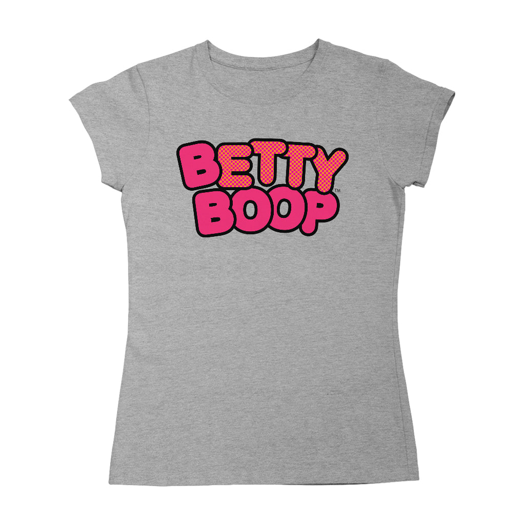Betty Boop Retro Dotted Name Women's T-Shirt