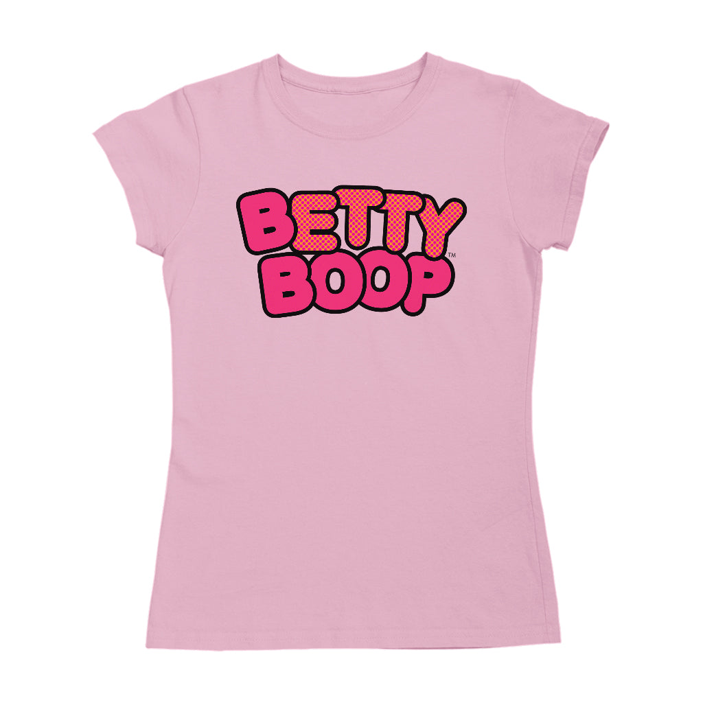 Betty Boop Retro Dotted Name Women's T-Shirt