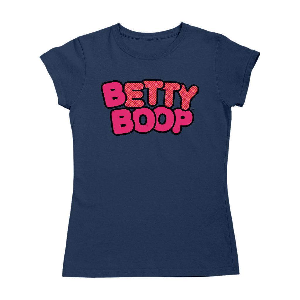 Betty Boop Retro Dotted Name Women's T-Shirt