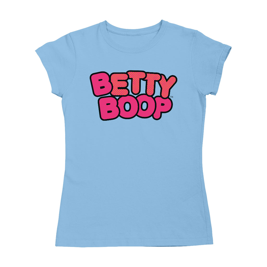 Betty Boop Retro Dotted Name Women's T-Shirt