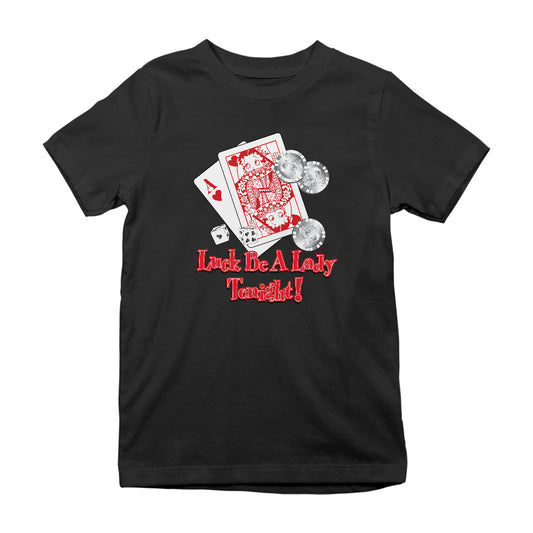 Betty Boop Luck Be A Lady Tonight Kids T-Shirt