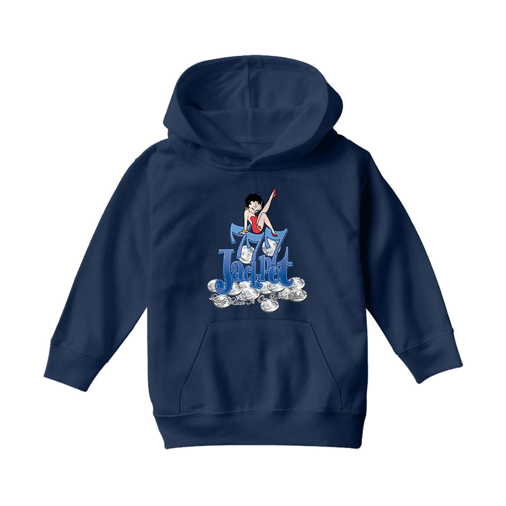 Betty Boop Jackpot Kids Hooded Sweatshirt