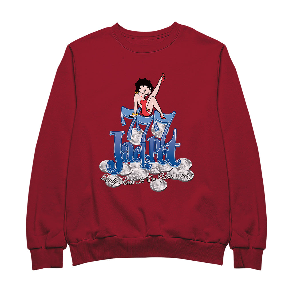 Betty Boop Jackpot Men's Sweatshirt