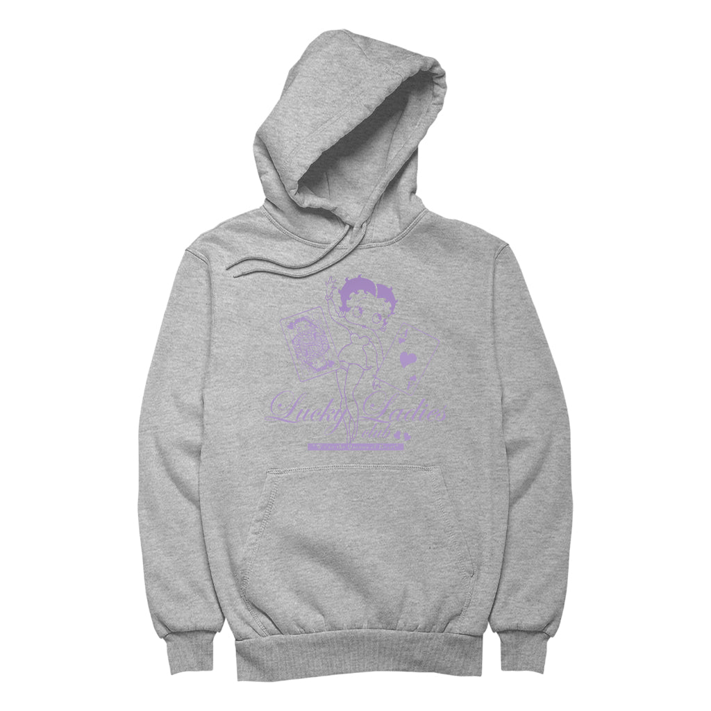 Betty Boop Lucky Ladies Club Men's Hooded Sweatshirt