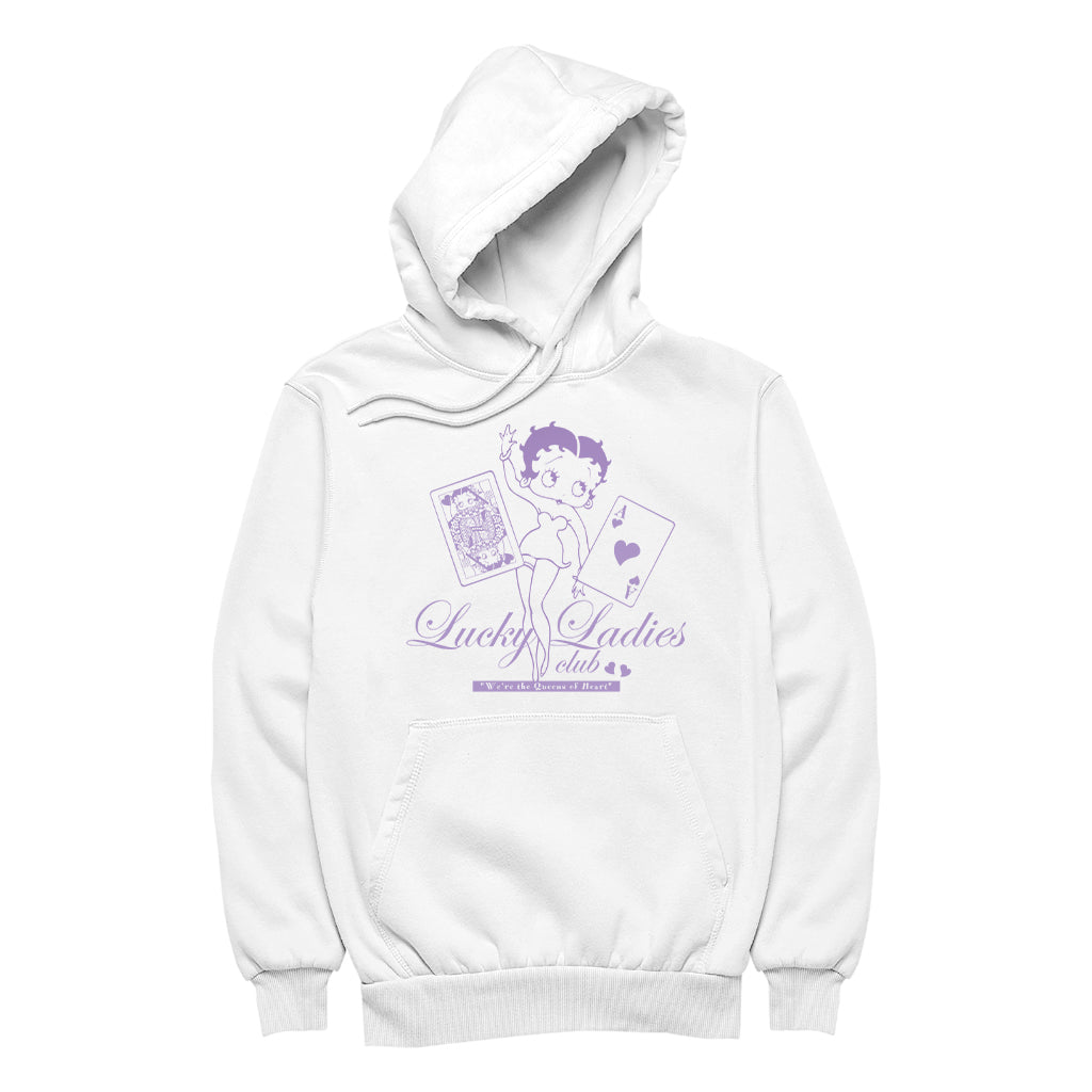 Betty Boop Lucky Ladies Club Men's Hooded Sweatshirt