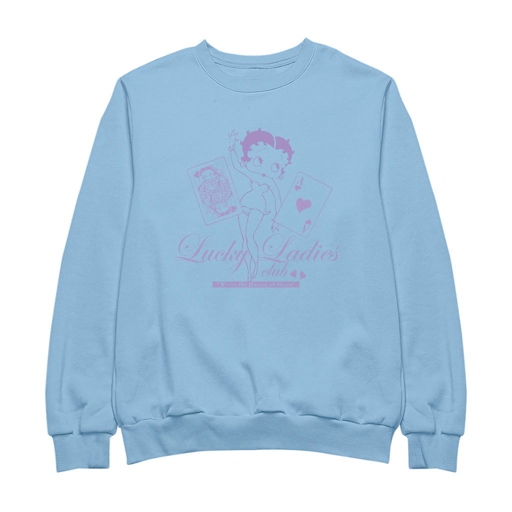 Betty Boop Lucky Ladies Club Men's Sweatshirt
