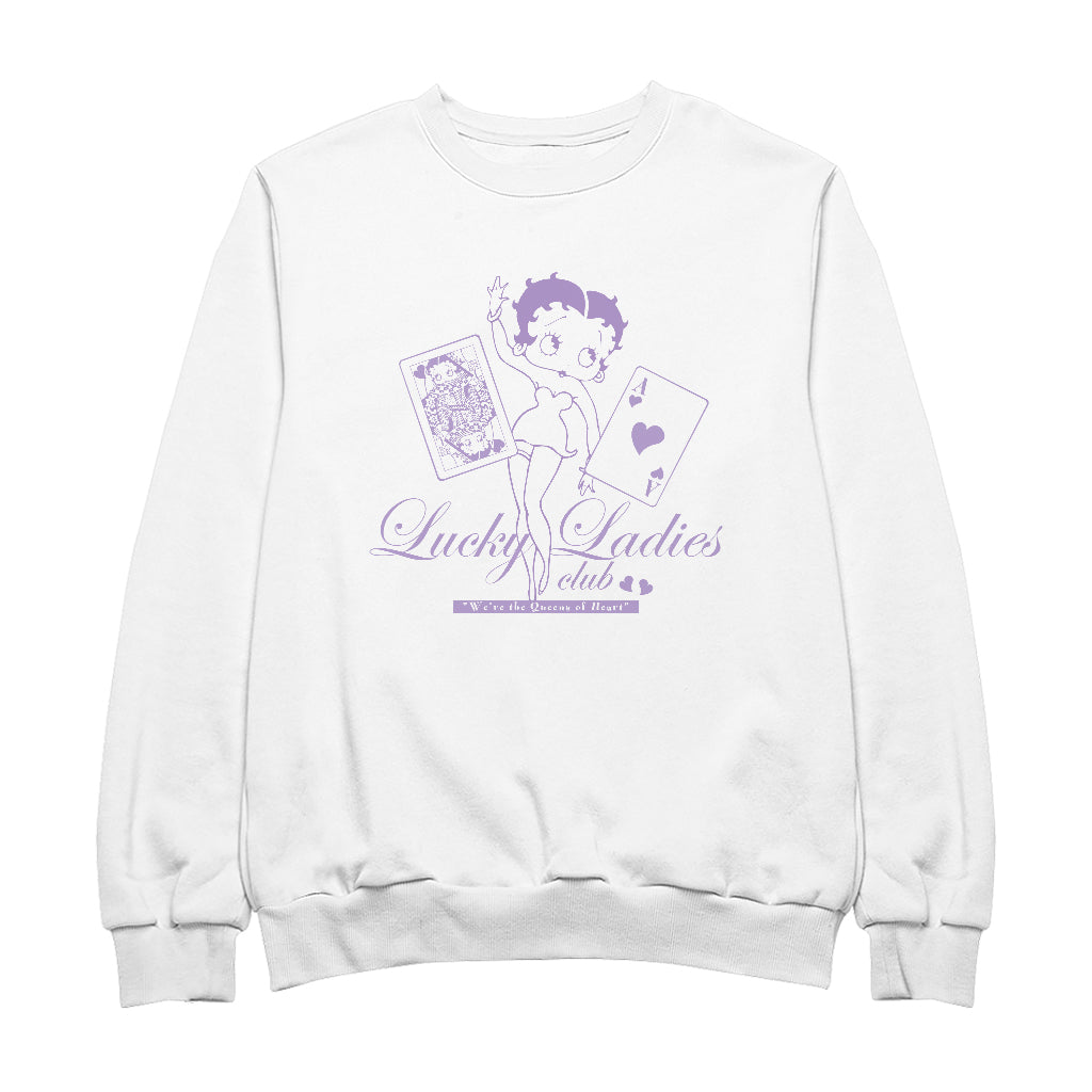 Betty Boop Lucky Ladies Club Men's Sweatshirt