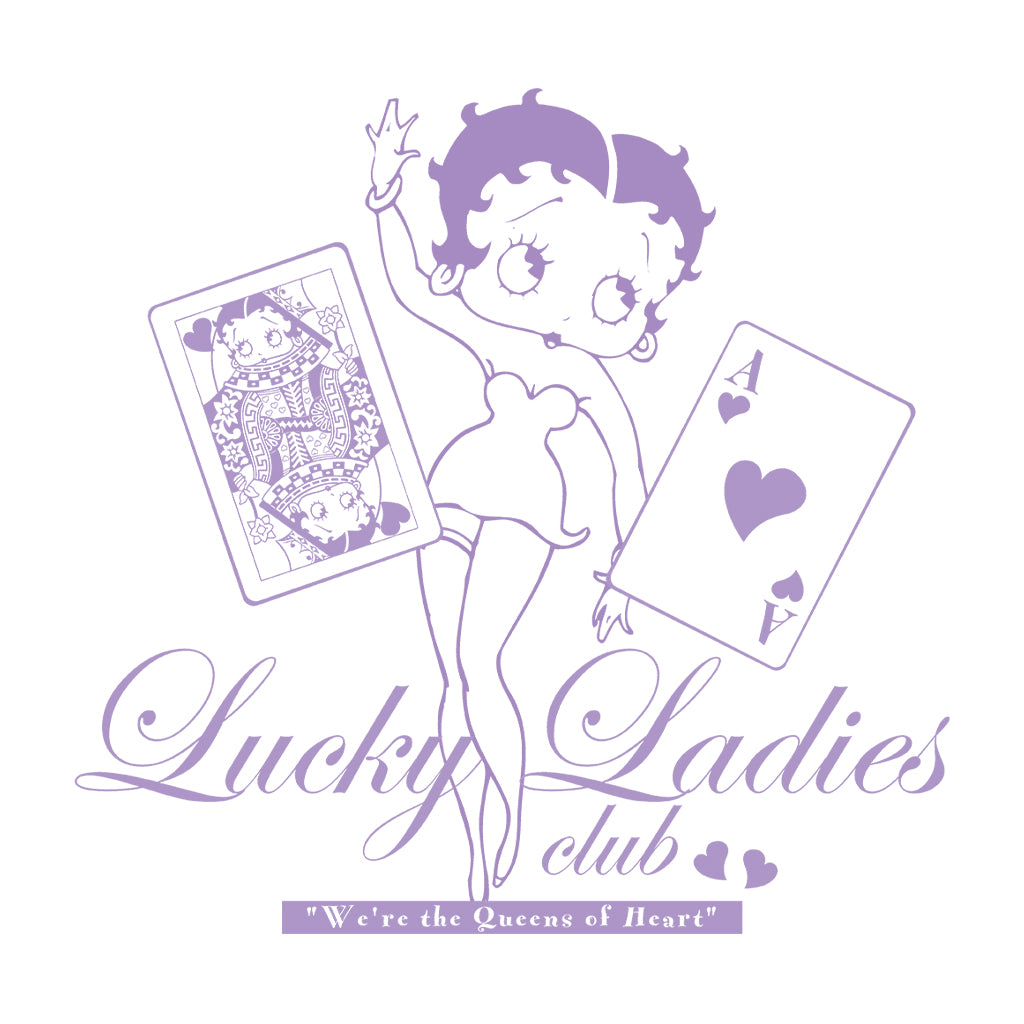 Betty Boop Lucky Ladies Club Kids Hooded Sweatshirt