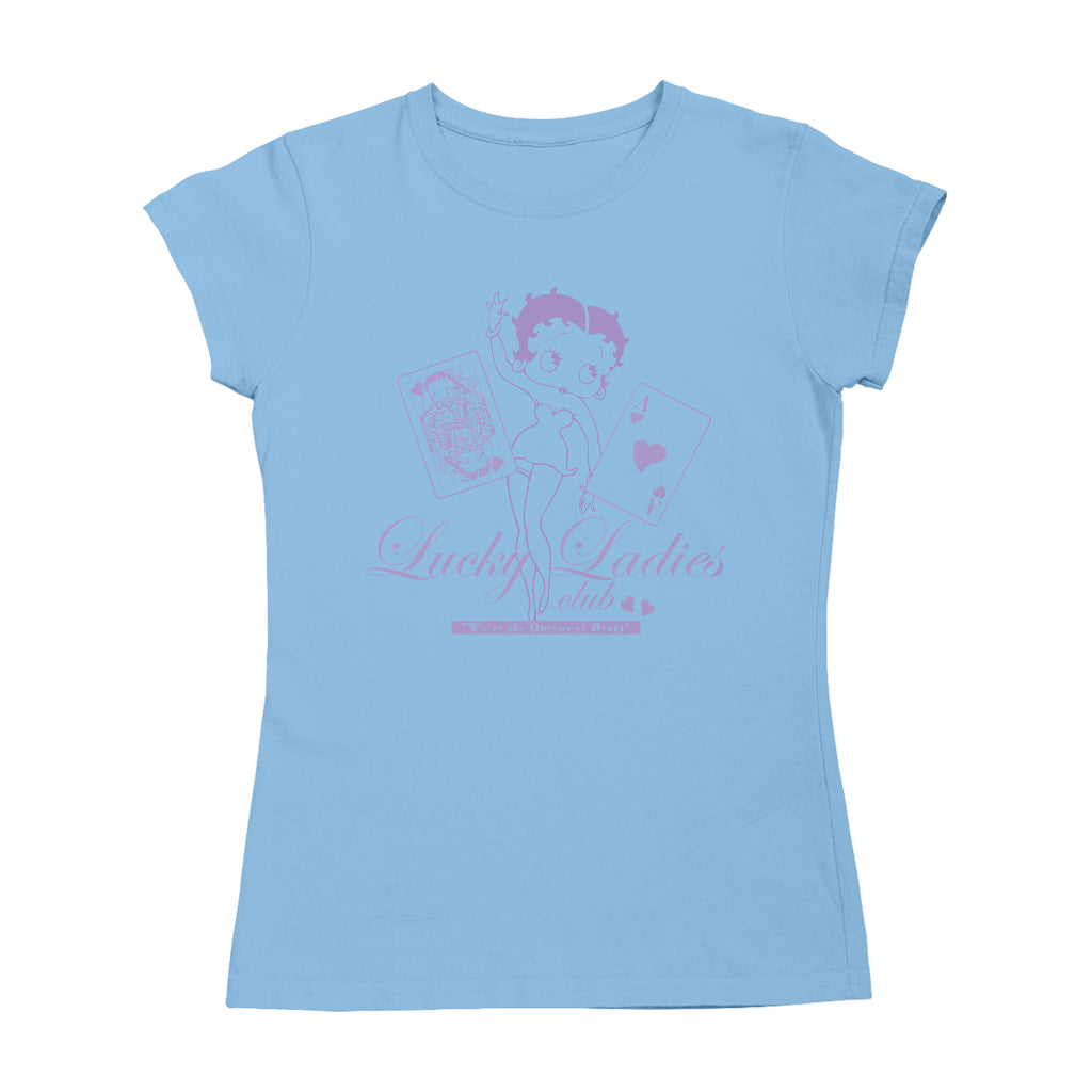 Betty Boop Lucky Ladies Club Women's T-Shirt