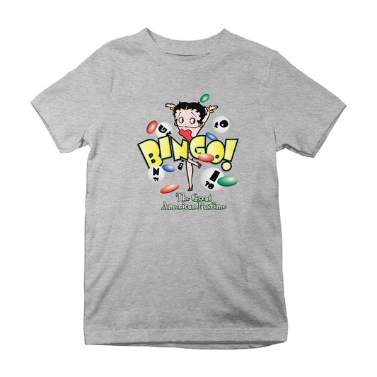Betty Boop Bingo The Great American Pastime Kids T-Shirt