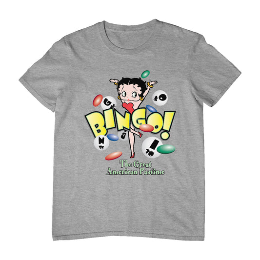 Betty Boop Bingo The Great American Pastime Men's T-Shirt