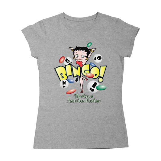 Betty Boop Bingo The Great American Pastime Women's T-Shirt