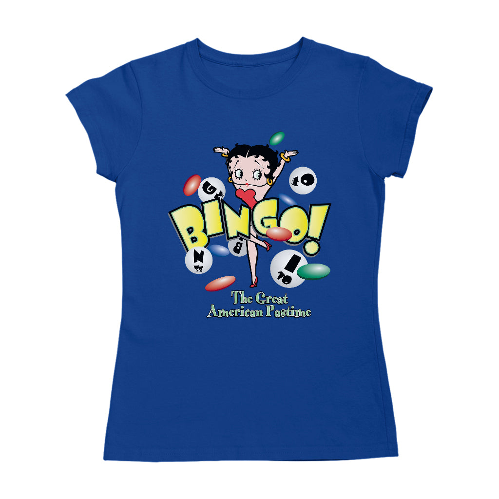 Betty Boop Bingo The Great American Pastime Women's T-Shirt
