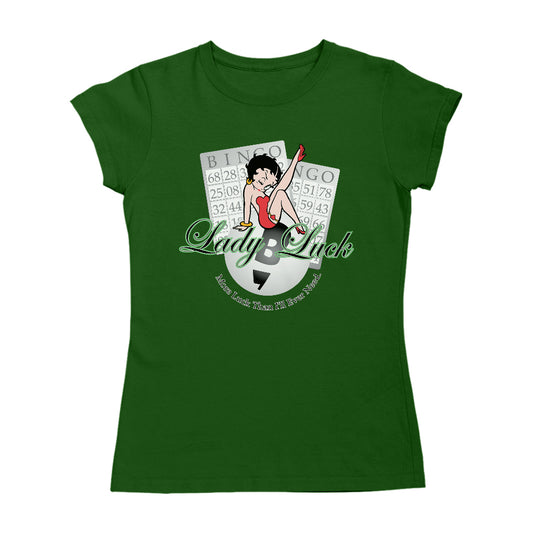 Betty Boop More Luck Than I'll Ever Need Women's T-Shirt