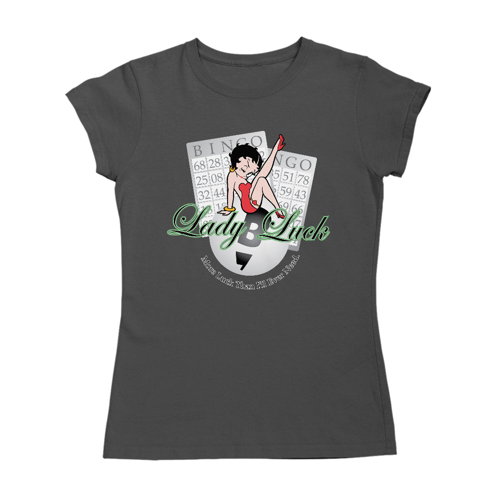 Betty Boop More Luck Than I'll Ever Need Women's T-Shirt