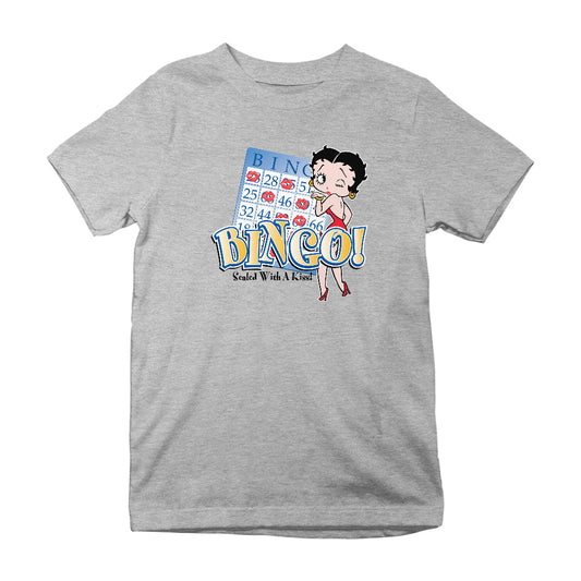 Betty Boop Bingo Sealed With A Kiss! Kids T-Shirt