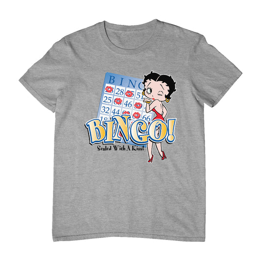 Betty Boop Bingo Sealed With A Kiss! Men's T-Shirt
