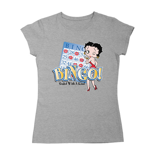 Betty Boop Bingo Sealed With A Kiss! Women's T-Shirt