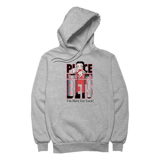 Betty Boop Place Your Bets Men's Hooded Sweatshirt