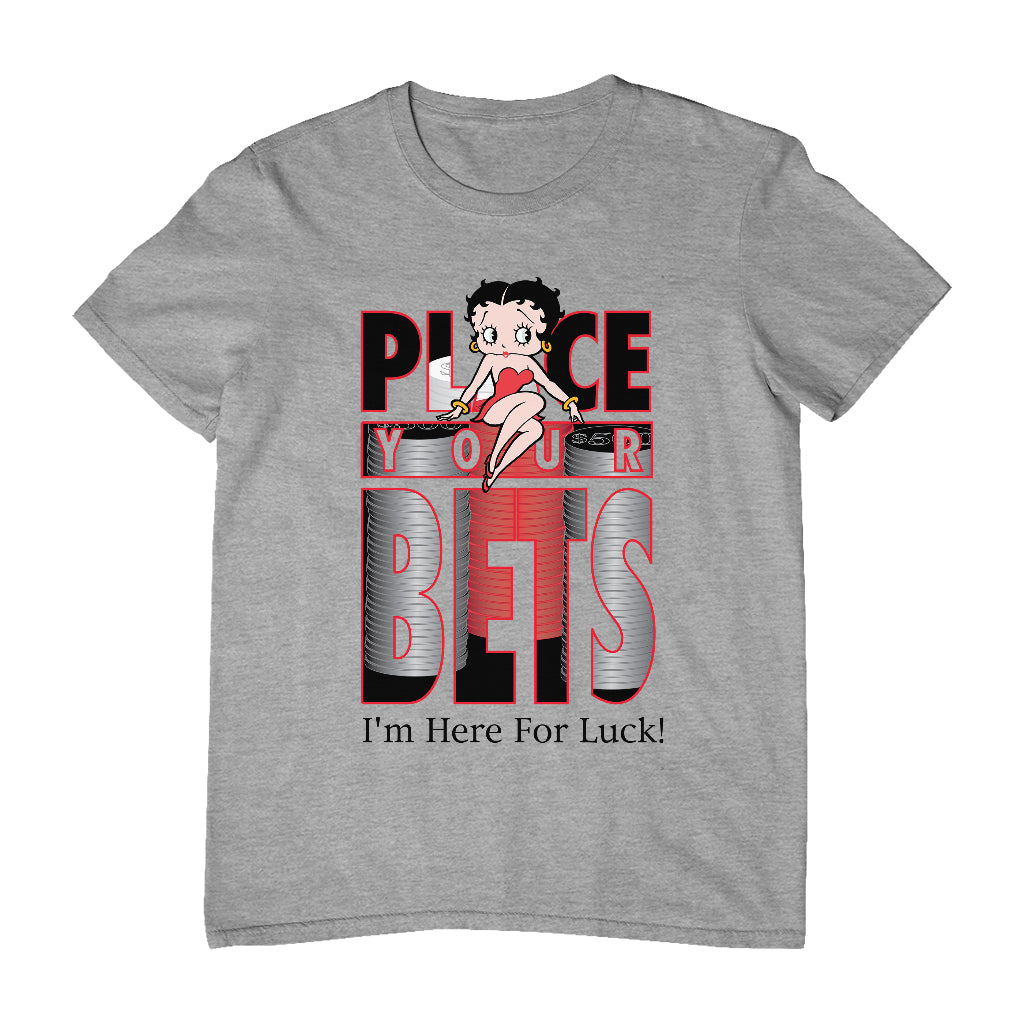 Betty Boop Place Your Bets Men's T-Shirt