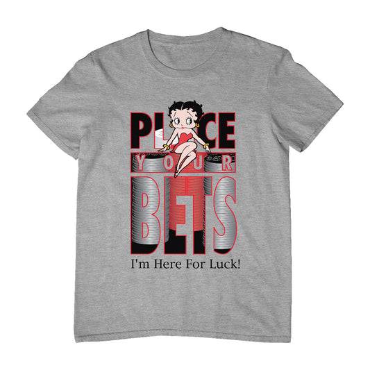 Betty Boop Place Your Bets Men's T-Shirt