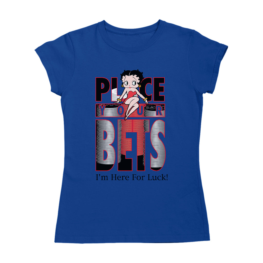 Betty Boop Place Your Bets Women's T-Shirt