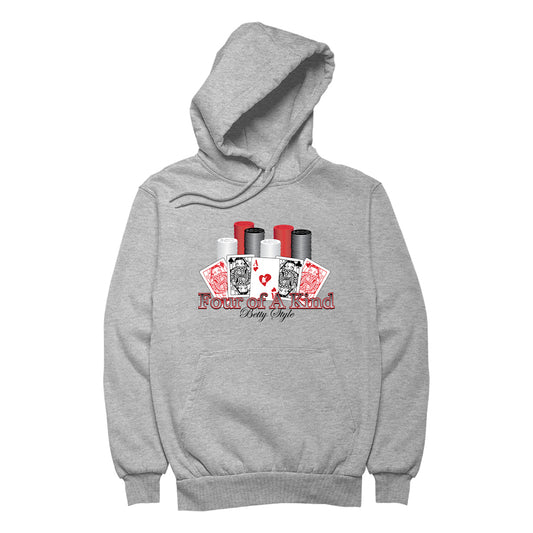 Betty Boop Betty Style Four Of A Kind Men's Hooded Sweatshirt