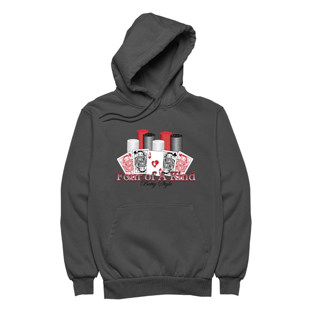Betty Boop Betty Style Four Of A Kind Women's Hooded Sweatshirt