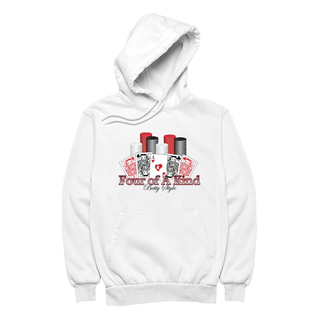 Betty Boop Betty Style Four Of A Kind Women's Hooded Sweatshirt