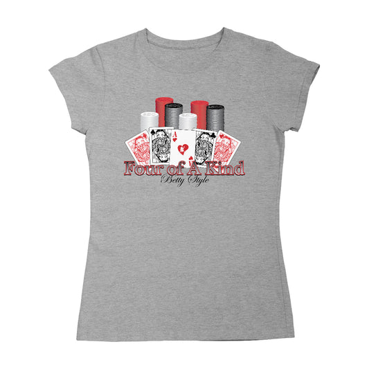 Betty Boop Betty Style Four Of A Kind Women's T-Shirt