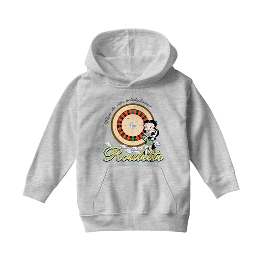 Betty Boop Roulette Kids Hooded Sweatshirt
