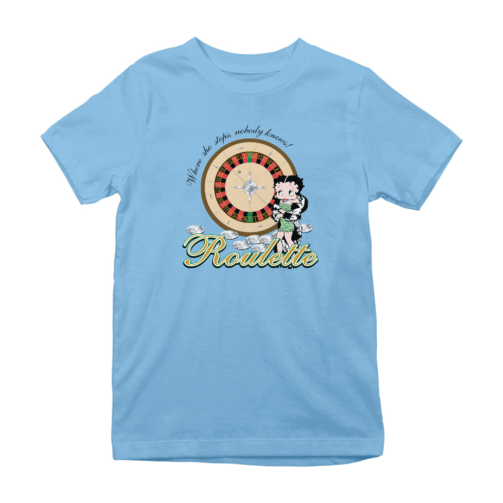 Betty Boop Roulette Kids T-Shirt