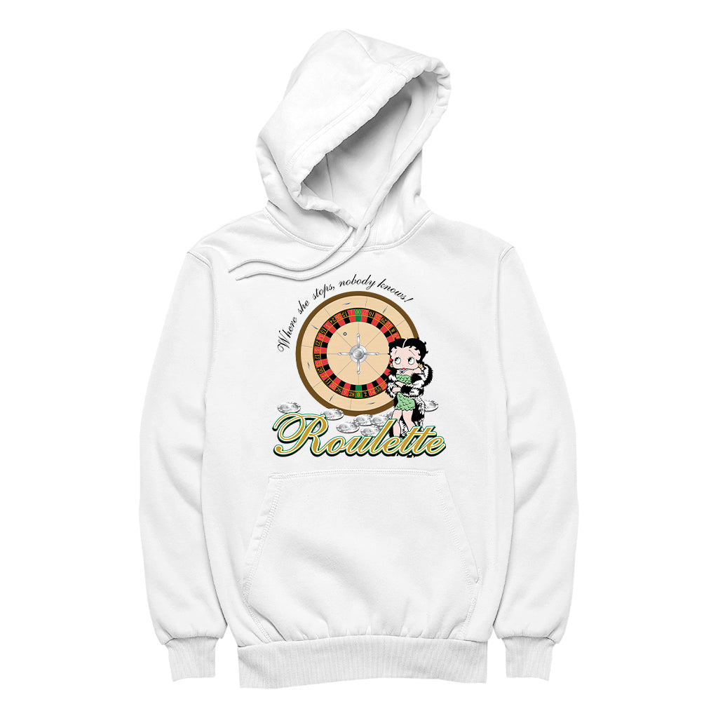 Betty Boop Roulette Men's Hooded Sweatshirt
