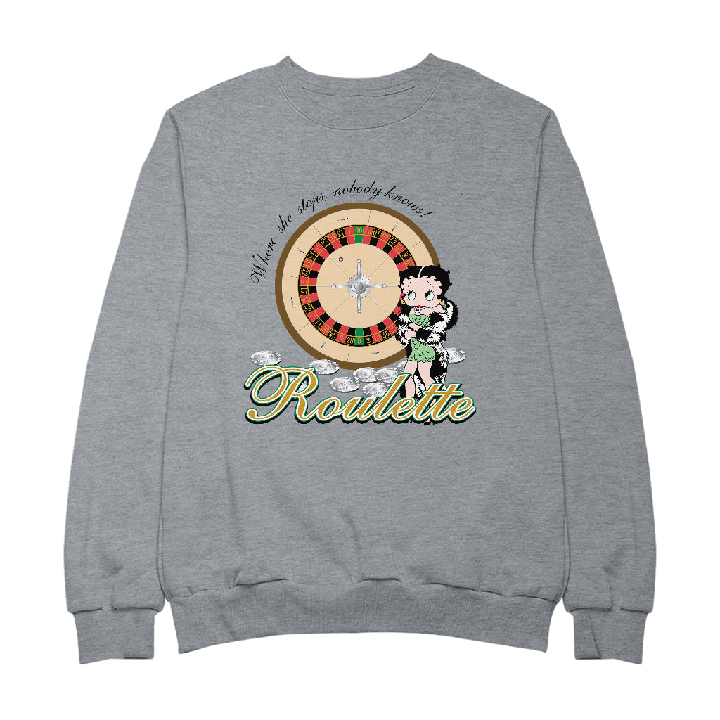 Betty Boop Roulette Men's Sweatshirt