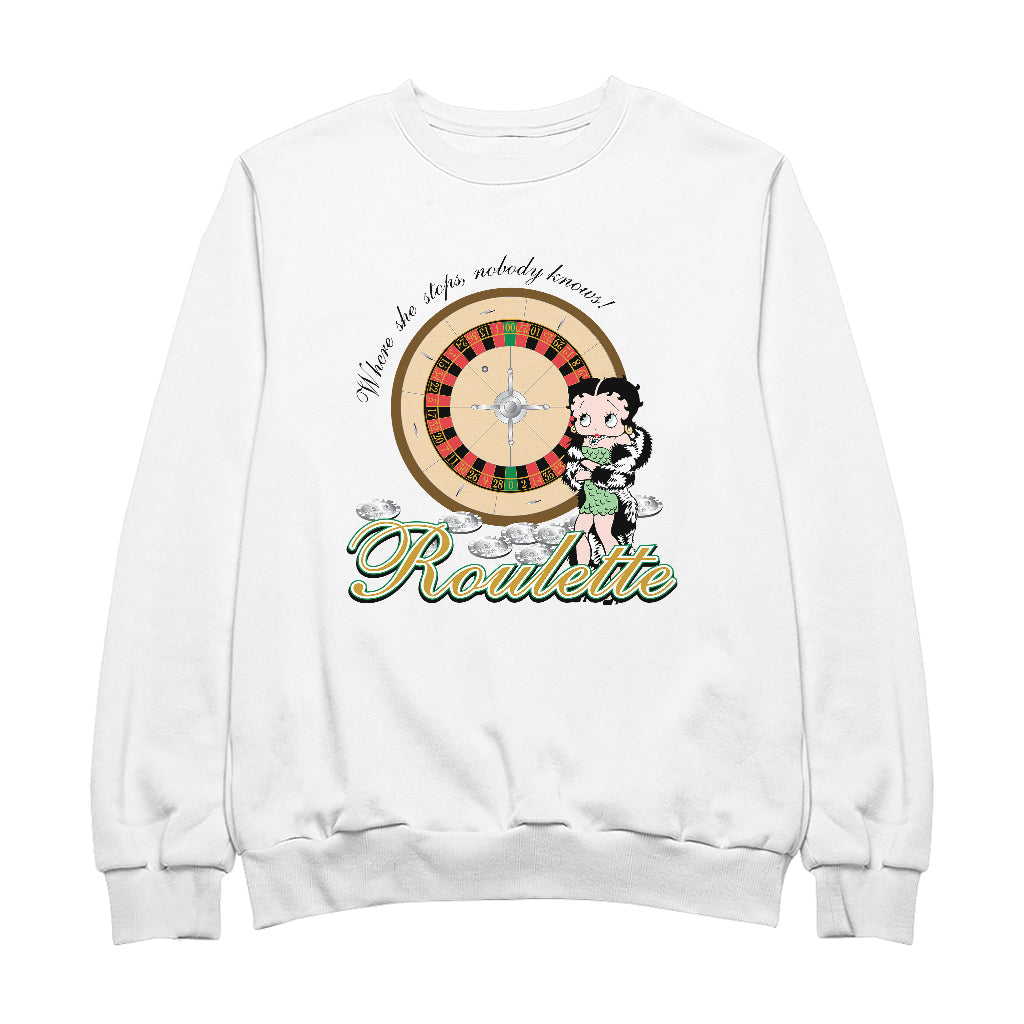 Betty Boop Roulette Men's Sweatshirt