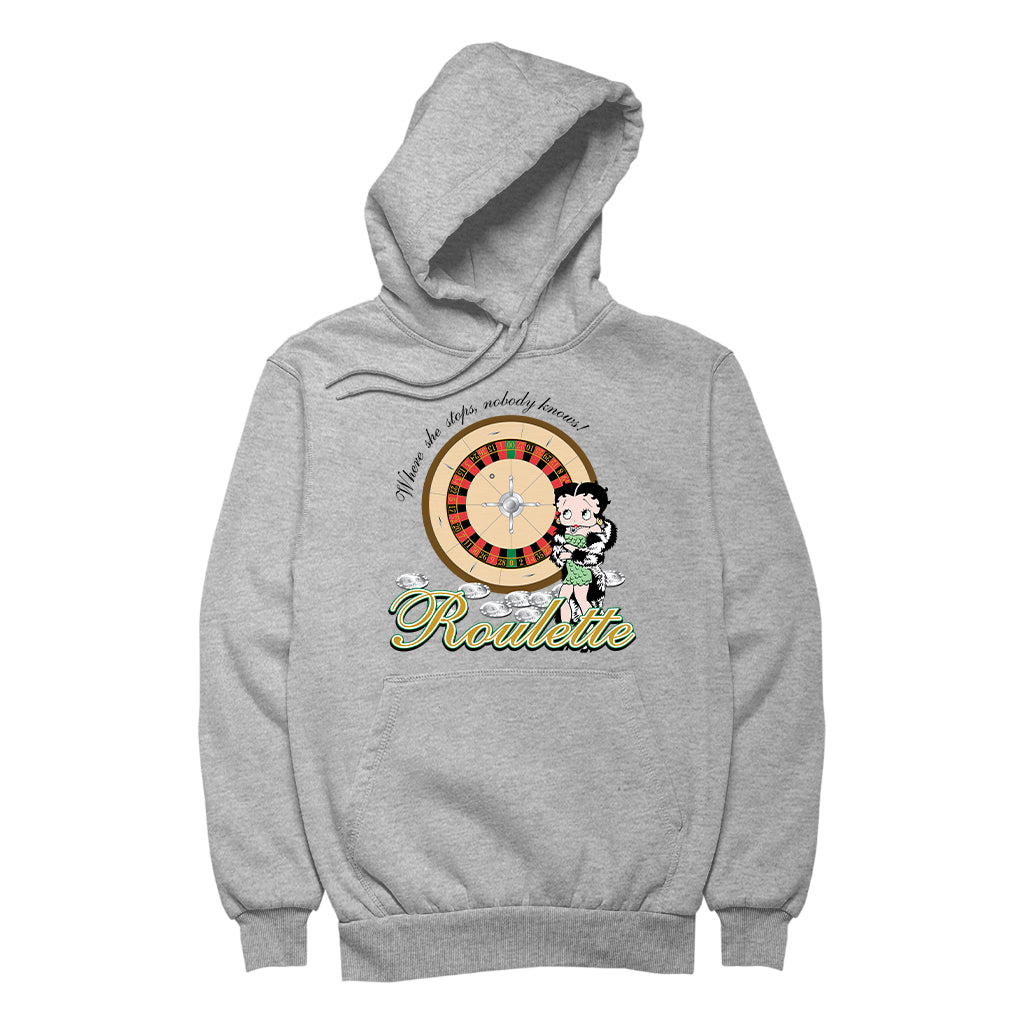Betty Boop Roulette Women's Hooded Sweatshirt