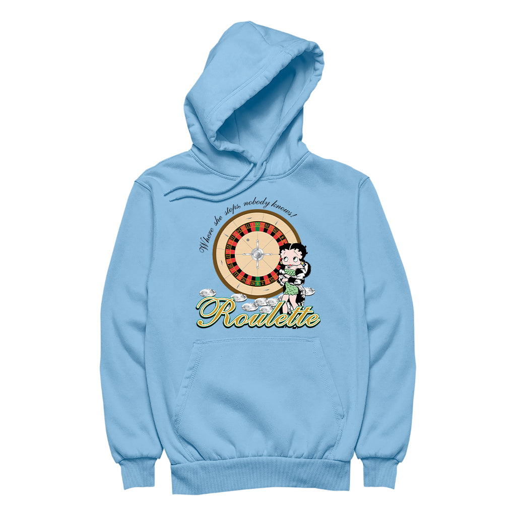 Betty Boop Roulette Women's Hooded Sweatshirt