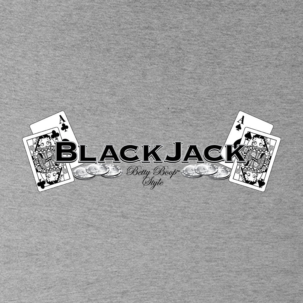 Betty Boop Blackjack Kids Hooded Sweatshirt