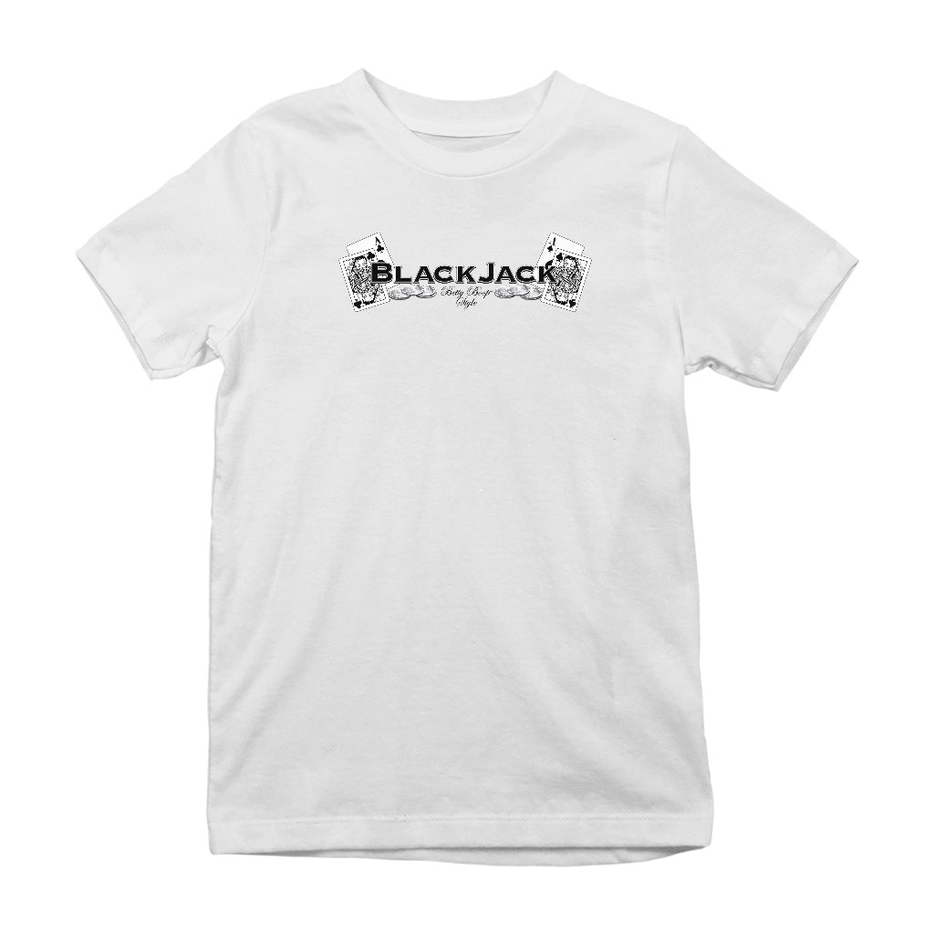 Betty Boop Blackjack Kids T-Shirt