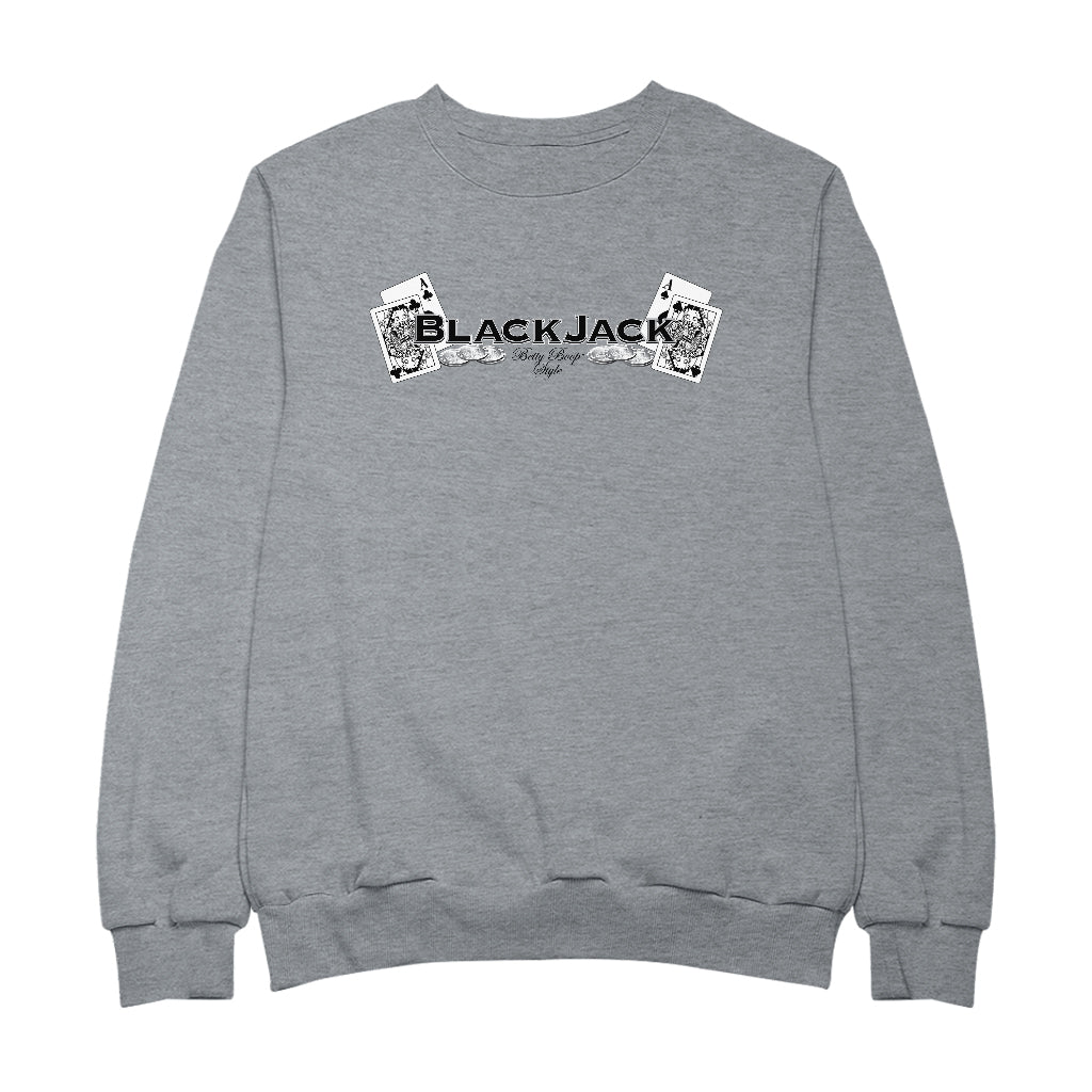 Betty Boop Blackjack Men's Sweatshirt