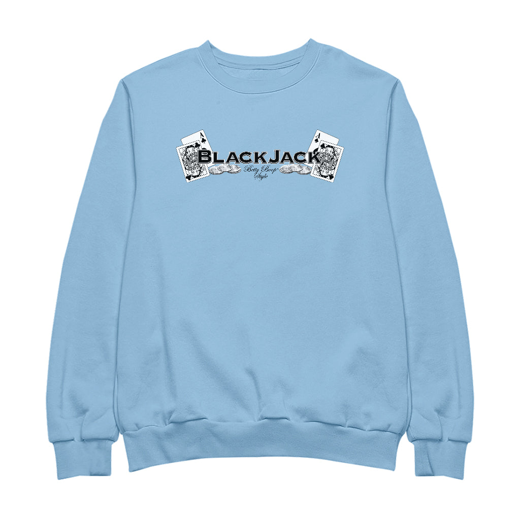 Betty Boop Blackjack Men's Sweatshirt