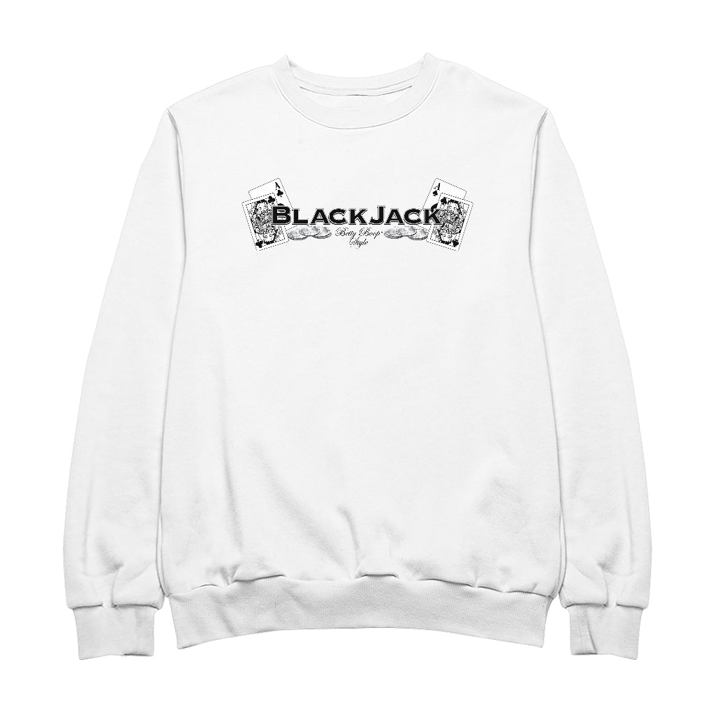Betty Boop Blackjack Men's Sweatshirt
