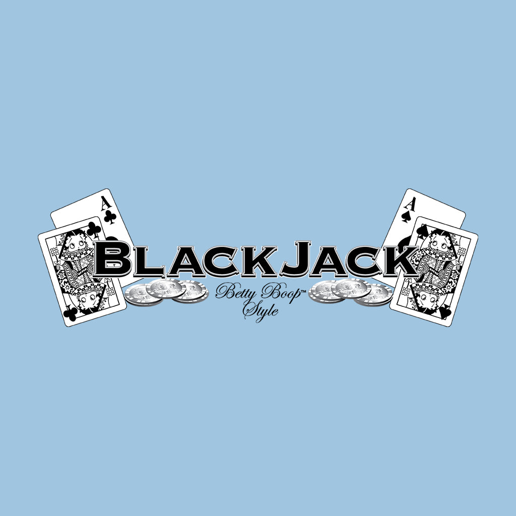 Betty Boop Blackjack Kids Hooded Sweatshirt