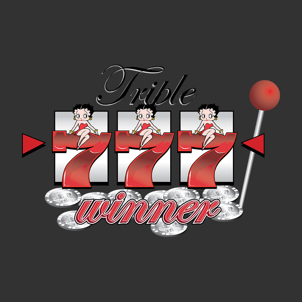 Betty Boop Triple Seven Winner Kids T-Shirt
