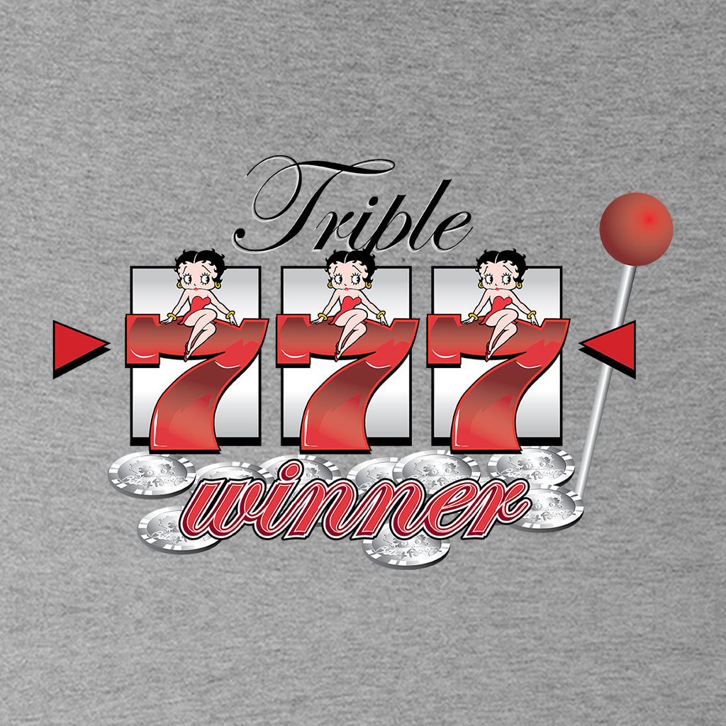 Betty Boop Triple Seven Winner Kids T-Shirt