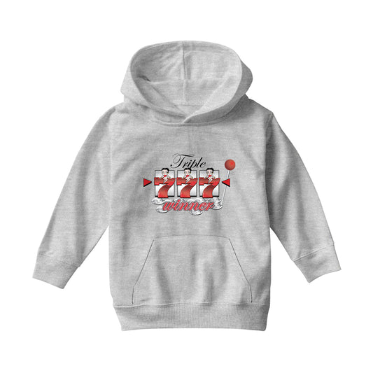 Betty Boop Triple Seven Winner Kids Hooded Sweatshirt