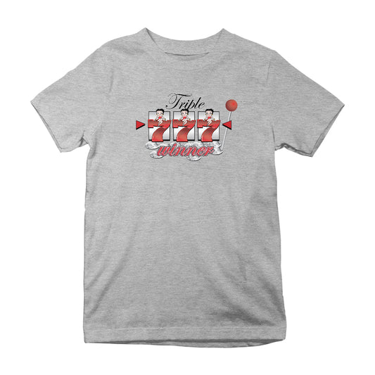 Betty Boop Triple Seven Winner Kids T-Shirt
