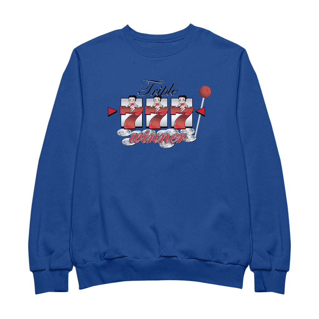 Betty Boop Triple Seven Winner Men's Sweatshirt