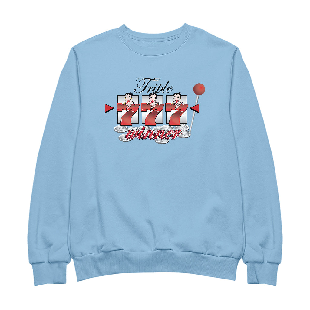 Betty Boop Triple Seven Winner Men's Sweatshirt